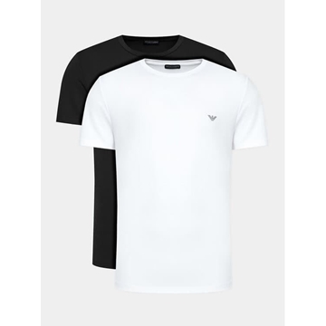 Pack 2 camisetas Emporio Armani 111267 3F720 10320 negro/blanco - Imagen 1