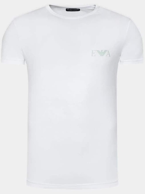Pack 2 camisetas Emporio Armani 111670 4R715 23235 marine bianco - Imagen 2