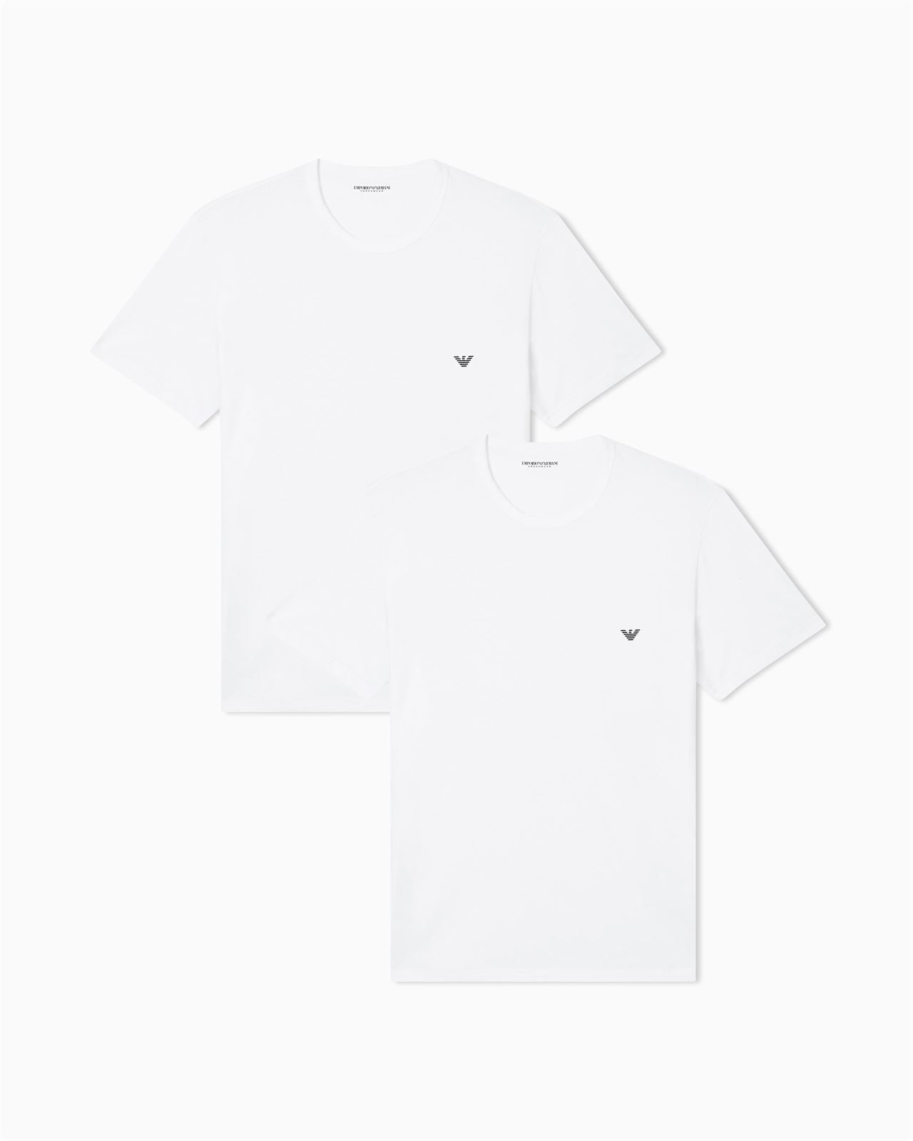 Pack 2 camisetas Emporio Armani EM000391 AF14132 M0082 white/white - Imagen 1