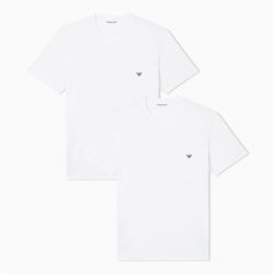 Pack 2 camisetas Emporio Armani EM000391 AF14132 M0082 white/white - Imagen 1