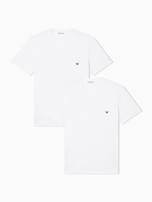 Pack 2 camisetas Emporio Armani EM000391 AF14132 M0082 white/white - Imagen 1