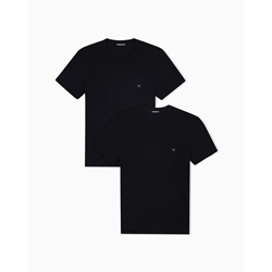 Pack 2 camisetas Emporio Armani EM000391 AF14132 MC005 black/black - Imagen 1