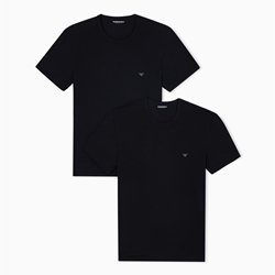 Pack 2 camisetas Emporio Armani EM000391 AF14132 MC005 black/black - Imagen 1