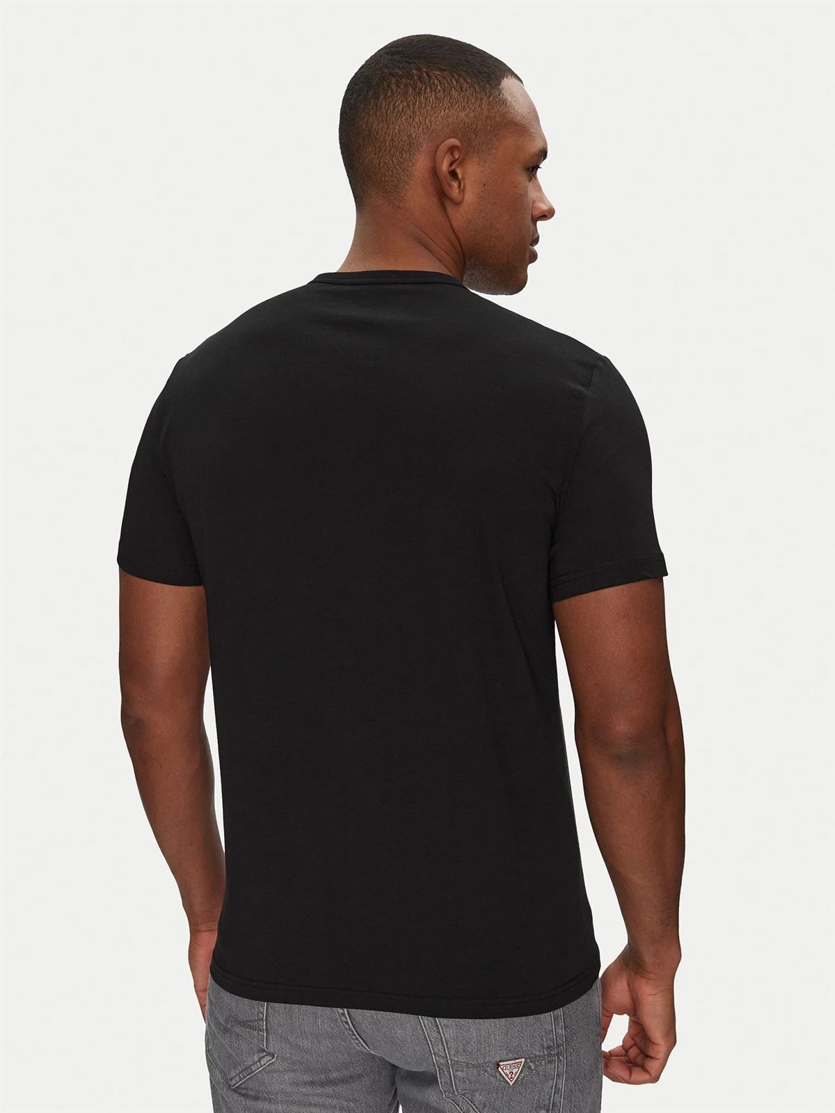 Pack 2 Camisetas Emporio Armani EM000392 AF10779 MC005 Black - Imagen 4