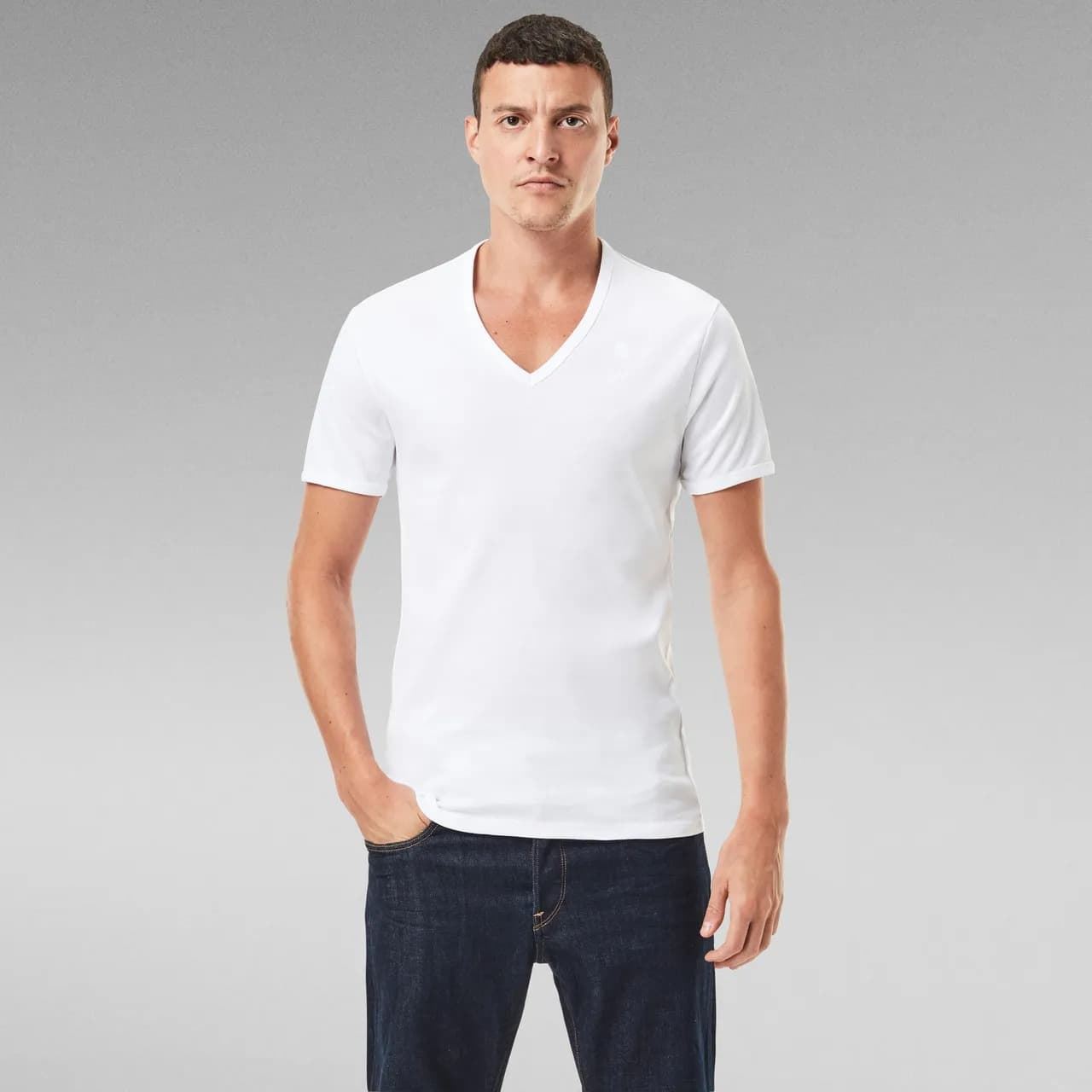 Pack 2 Camisetas G-Start White D07207-124-11053 - Imagen 1
