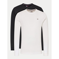 Pack 2 camisetas Tommy Jeans DM0DM20731 0SI dark night navy/white - Imagen 1