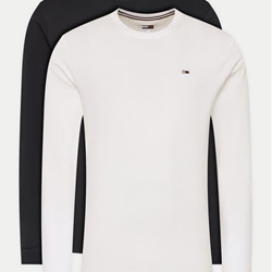 Pack 2 camisetas Tommy Jeans DM0DM20731 0SI dark night navy/white - Imagen 1