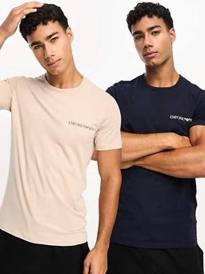 Pack 2 Emporio Armani 111267 3F717 11350 rope /marine - Imagen 1