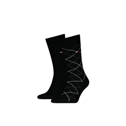 Pack 2 Pares Calcetines Tommy Hilfiger Black 701241821 004 - Imagen 1