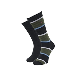 Pack 2 Pares Calcetines Tommy Hilfiger Black 701242191 004 - Imagen 1