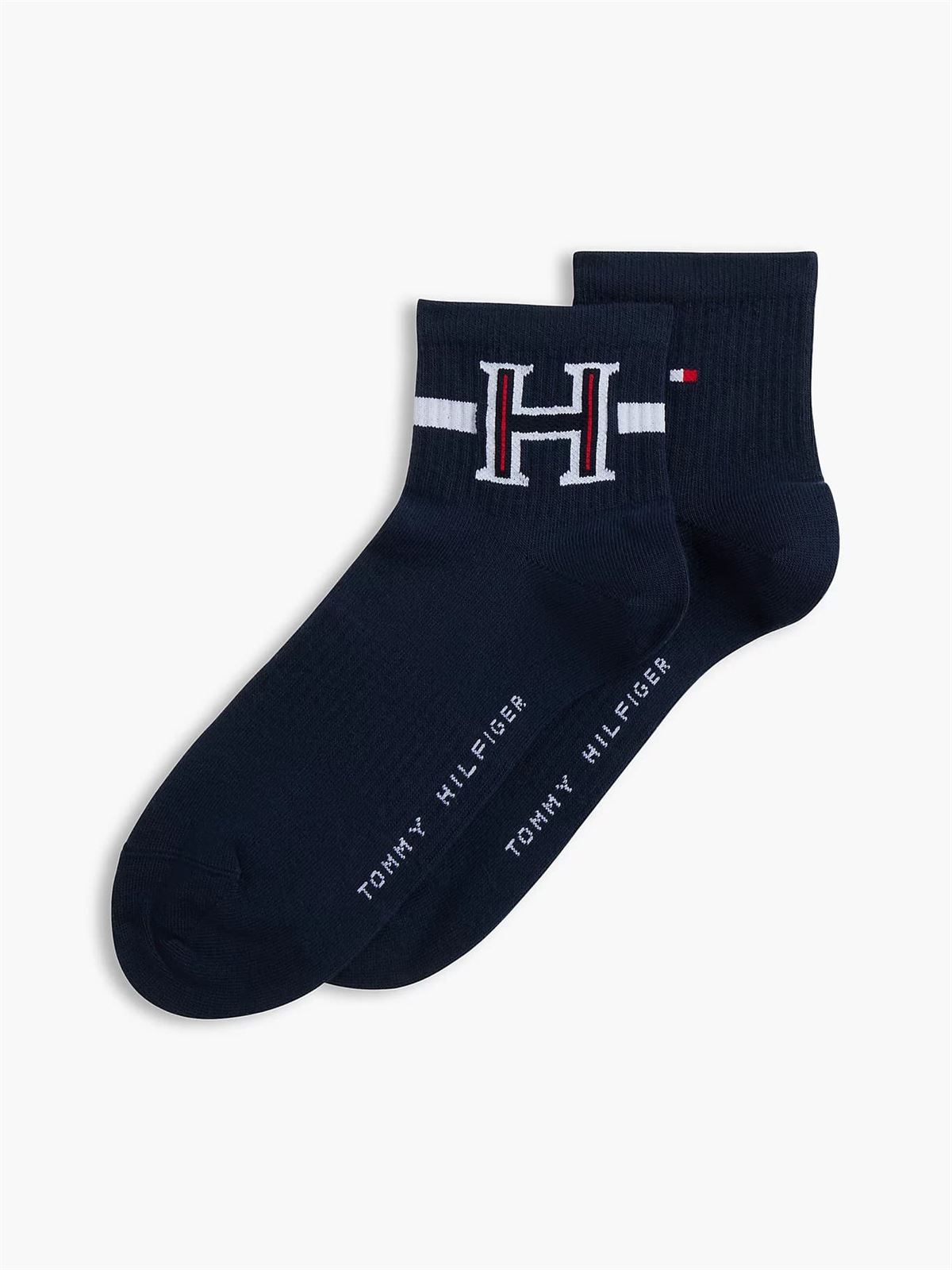 Pack 2 Pares Calcetines Tommy Hilfiger Navy 701241827 001 - Imagen 1