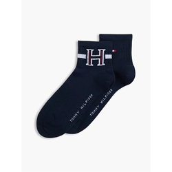 Pack 2 Pares Calcetines Tommy Hilfiger Navy 701241827 001 - Imagen 1