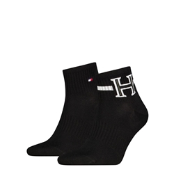 Pack 2 Pares Calcetines Tommy Hilfiger Negro 701241827 004 - Imagen 1