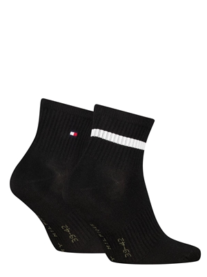 Pack 2 Pares Calcetines Tommy Hilfiger Negro 701241827 004 - Imagen 2