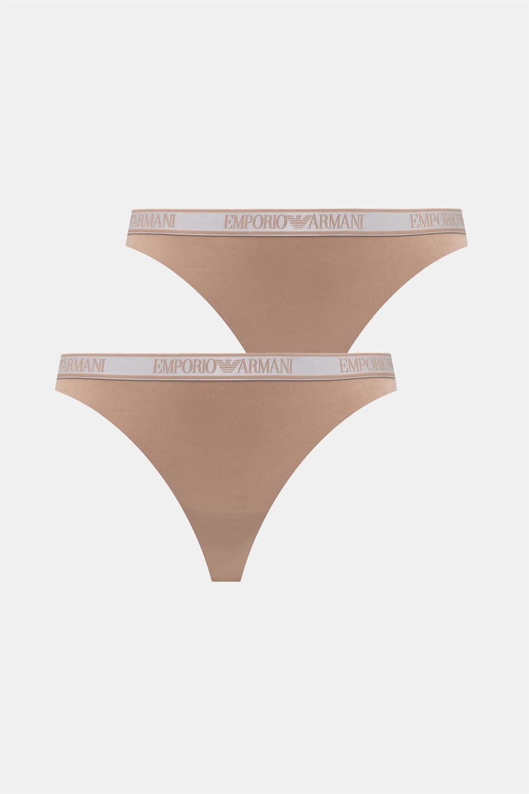 Pack 2 tangas EMPORIO ARMANI EW000402 AF19028 M1186 dune/dune - Imagen 1