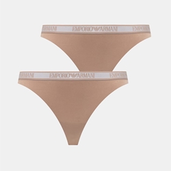 Pack 2 tangas EMPORIO ARMANI EW000402 AF19028 M1186 dune/dune - Imagen 1