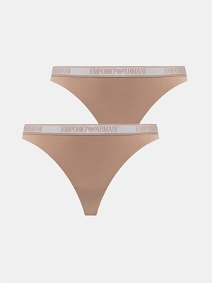 Pack 2 tangas EMPORIO ARMANI EW000402 AF19028 M1186 dune/dune - Imagen 1
