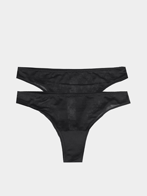 Pack 2 tangas EMPORIO ARMANI EW000402 AF19030 MC005 Black/black - Imagen 1