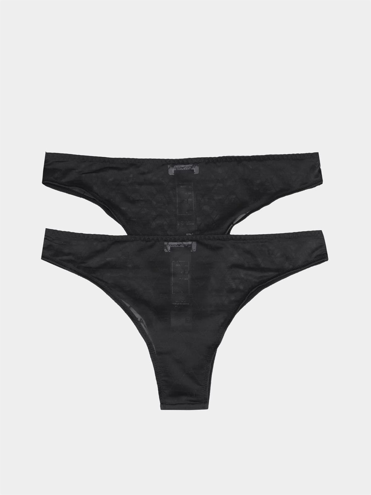 Pack 2 tangas EMPORIO ARMANI EW000402 AF19030 MC005 Black/black - Imagen 2