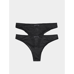 Pack 2 tangas EMPORIO ARMANI EW000402 AF19030 MC005 Black/black - Imagen 2