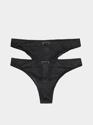 Pack 2 tangas EMPORIO ARMANI EW000402 AF19030 MC005 Black/black - Imagen 2