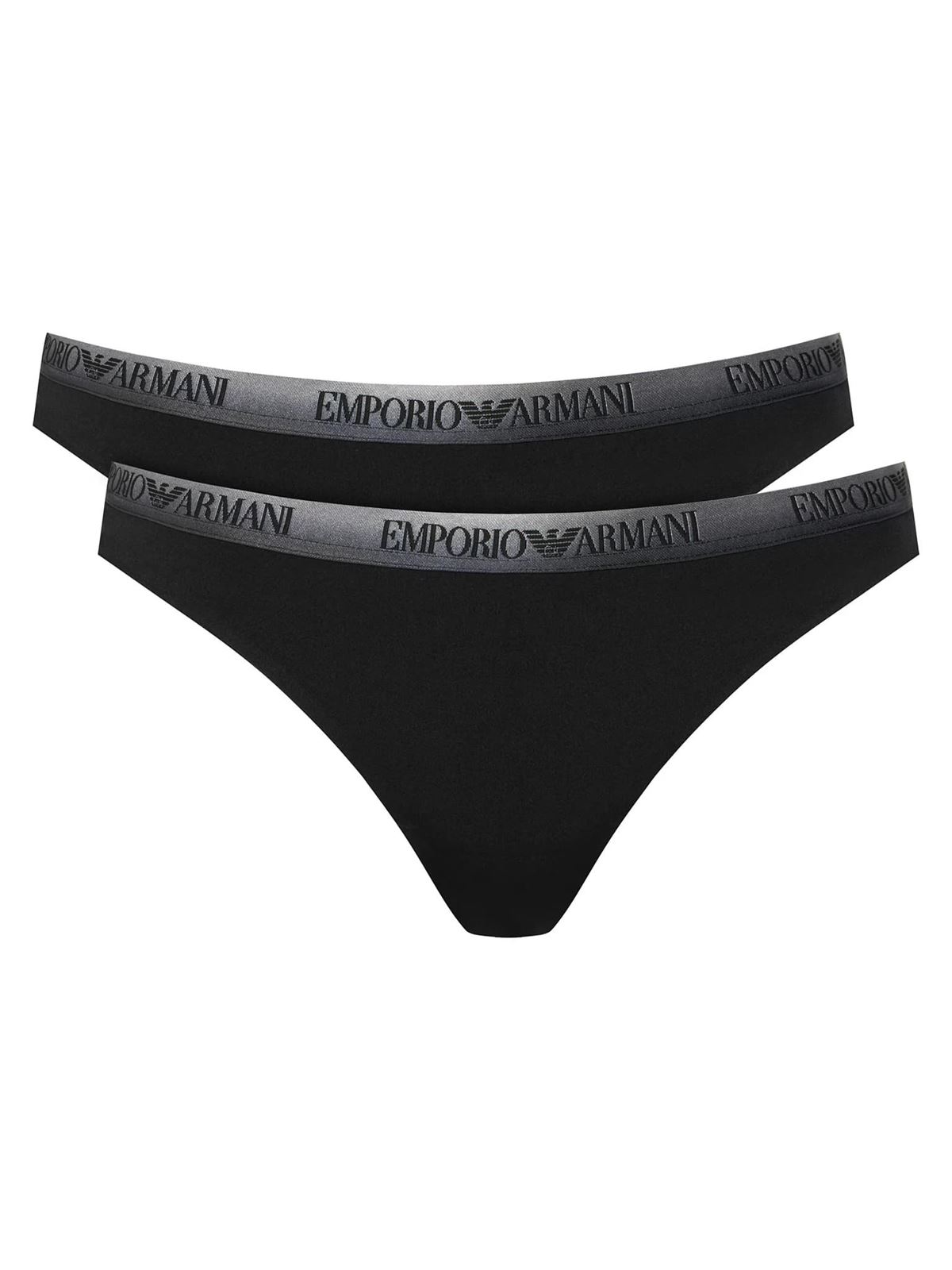 Pack 2 tangas EMPORIO ARMANI EW000402 AF25572 UC001 NEGRO - Imagen 1