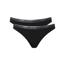 Pack 2 tangas EMPORIO ARMANI EW000402 AF25572 UC001 NEGRO - Imagen 1