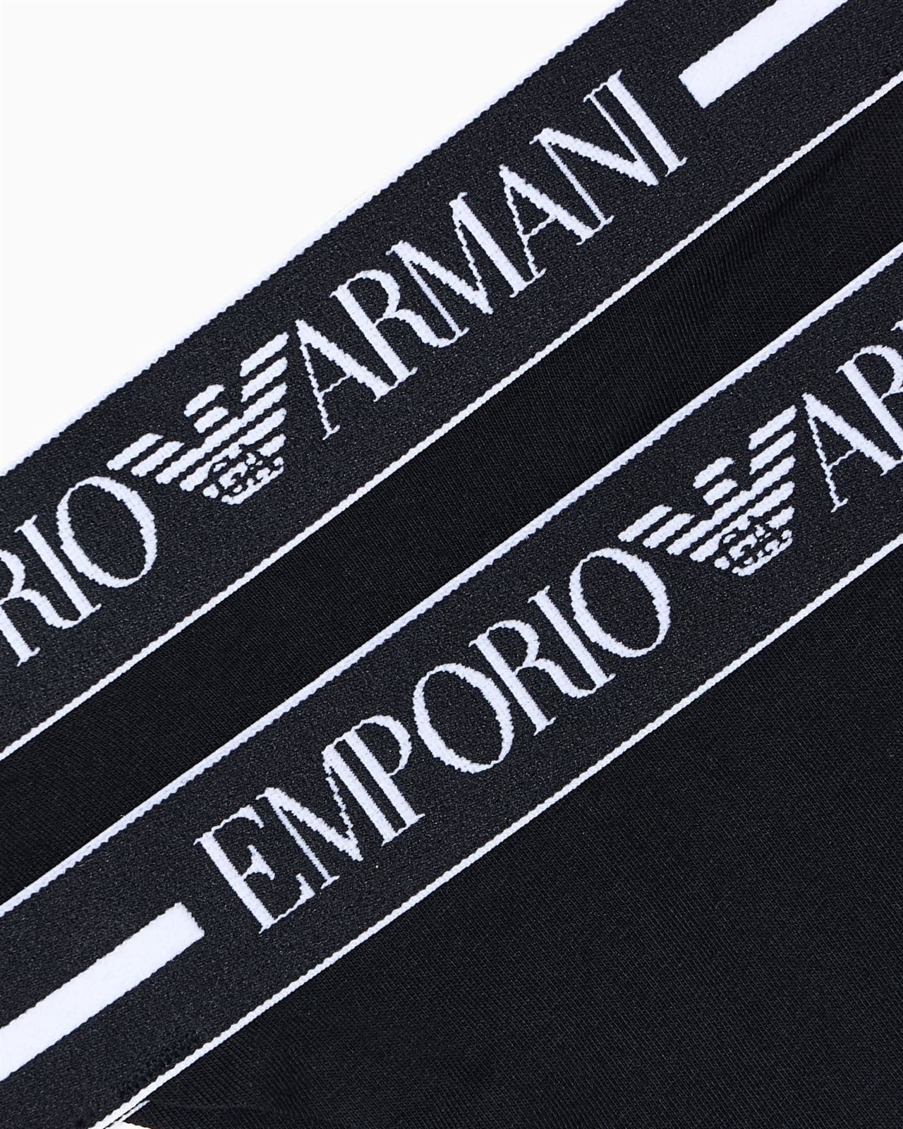 Pack 2 tangas Emporio Armani EW000405 AF19023 MC005 black/black - Imagen 2