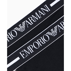 Pack 2 tangas Emporio Armani EW000405 AF19023 MC005 black/black - Imagen 2