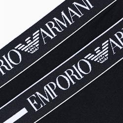 Pack 2 tangas Emporio Armani EW000405 AF19023 MC005 black/black - Imagen 2