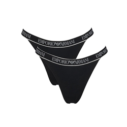 Pack 2 tangas EMPORIO ARMANI EW000405 AF19026 MC005 blaack/black - Imagen 1