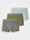 Pack 3 boxer Calvin Klein 0000U2664G H5M olv branch, charcoal gry, gry mist - Imagen 1