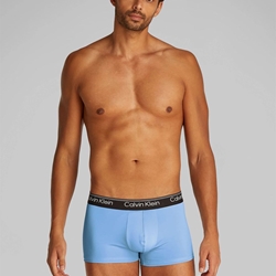 Pack 3 boxer Calvin Klein 000NB2569A VTG glacier, pl monogram, ster blue - Imagen 2