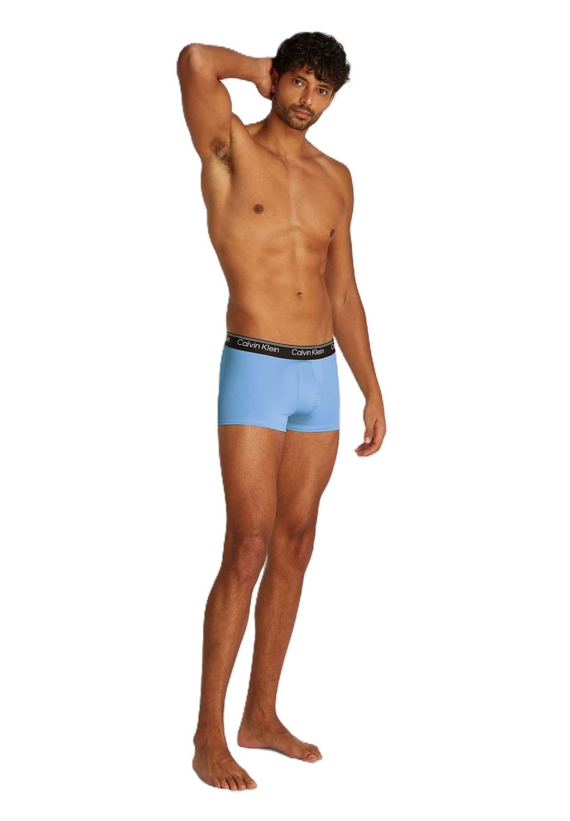 Pack 3 boxer Calvin Klein 000NB2569A VTG glacier, pl monogram, ster blue - Imagen 3
