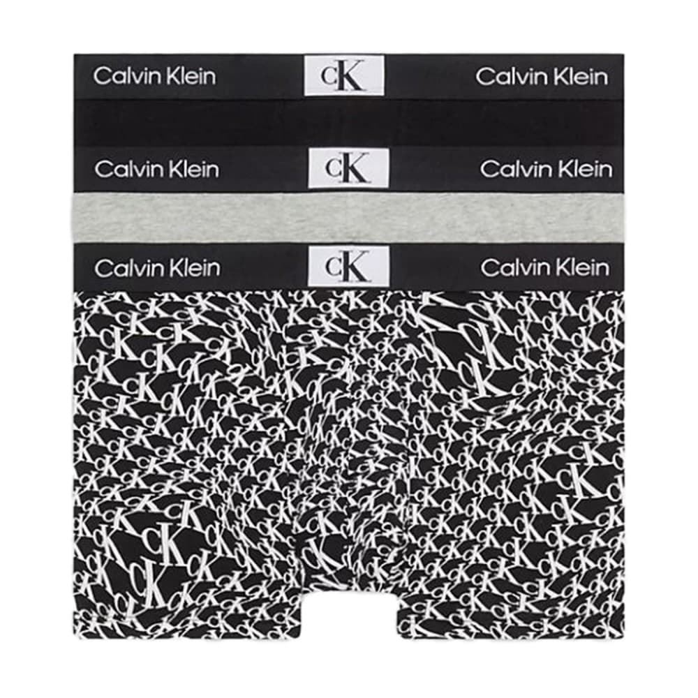 Pack 3 boxer Calvin Klein 000NB3528E JGN black/grey - Imagen 1