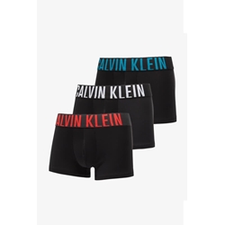 Pack 3 boxer Calvin Klein 000NB3608A 3YN Black w/ oatmeal logo/ black w/ - Imagen 1