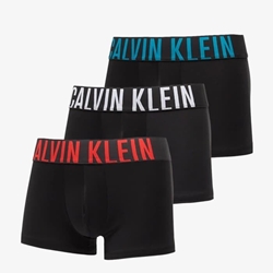 Pack 3 boxer Calvin Klein 000NB3608A 3YN Black w/ oatmeal logo/ black w/ - Imagen 1