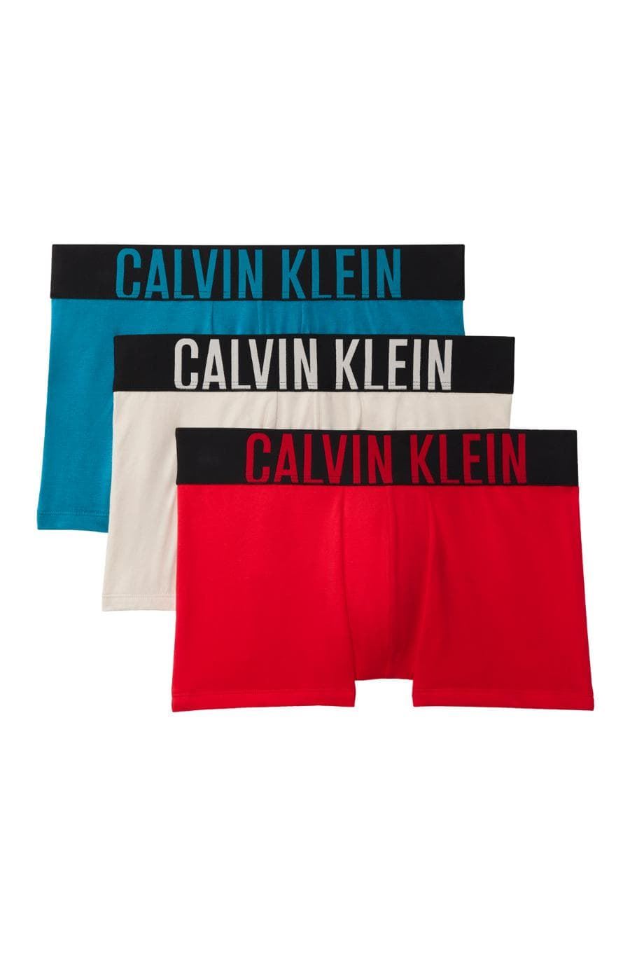 Pack 3 boxer CALVIN KLEIN 000NB3608A ICM OATMEAL/AGED REDWOOD/BRIGHT TURQUOISE - Imagen 1