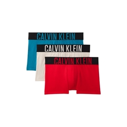 Pack 3 boxer CALVIN KLEIN 000NB3608A ICM OATMEAL/AGED REDWOOD/BRIGHT TURQUOISE - Imagen 1