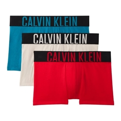 Pack 3 boxer CALVIN KLEIN 000NB3608A ICM OATMEAL/AGED REDWOOD/BRIGHT TURQUOISE - Imagen 1