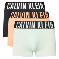 Pack 3 boxer Calvin Klein 000NB3608A VVM papaya punch, black, moonlight jade - Imagen 1
