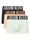 Pack 3 boxer Calvin Klein 000NB3608A VVM papaya punch, black, moonlight jade - Imagen 1