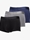 Pack 3 boxer Calvin Klein 000NB3651A FZ7 black/ blue shadow/ grey sky - Imagen 1