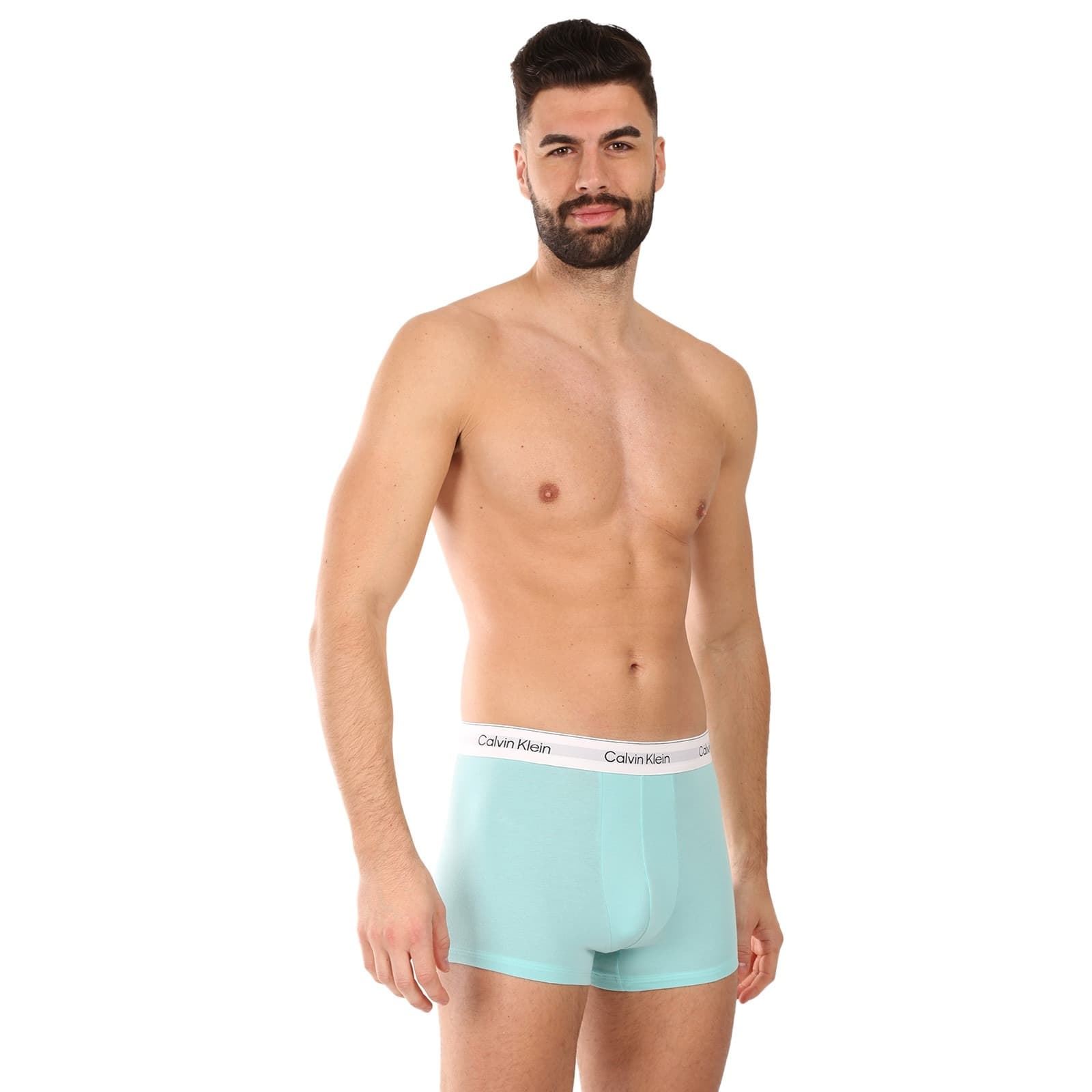 Pack 3 boxer Calvin Klein LV00N84392 VQX BLACK/BLUE/ LEAFY FUN - Imagen 8