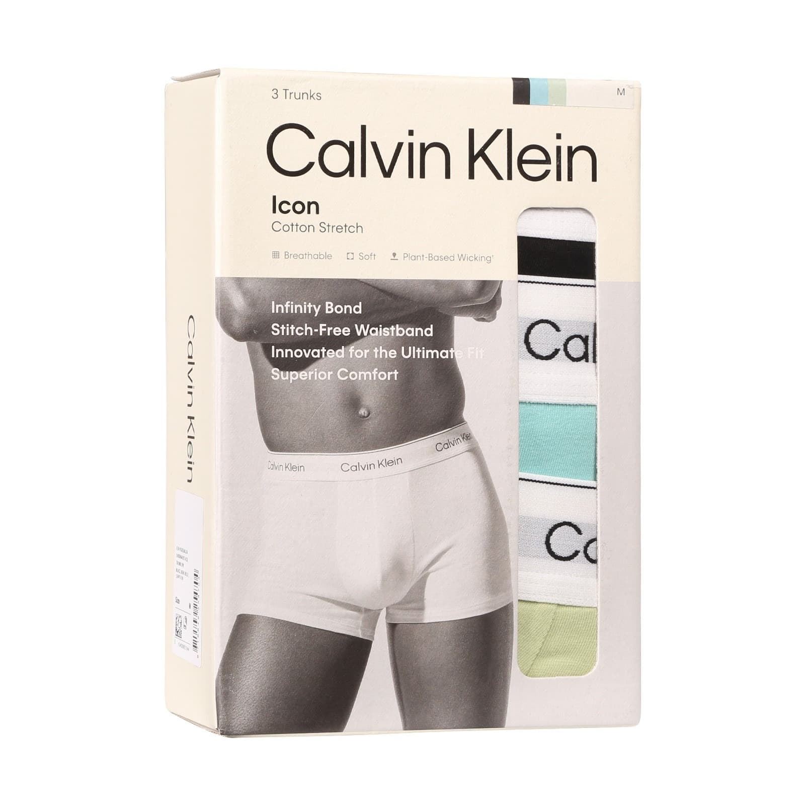 Pack 3 boxer Calvin Klein LV00N84392 VQX BLACK/BLUE/ LEAFY FUN - Imagen 9