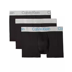 Pack 3 boxer Calvin Klein LV00NB4269 3W7 Black/ Moon Mist Logo/ Black - Imagen 1