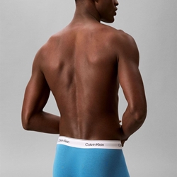 Pack 3 boxer Calvin Klein LV00NB4389 40N Misty grey /Icon cotton emblem - Imagen 2