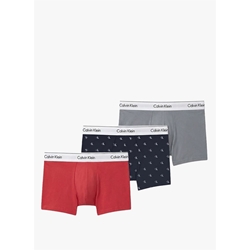 Pack 3 boxer Calvin Klein LV00NB4389 4UV misty grey/diamond shoreline/p - Imagen 1