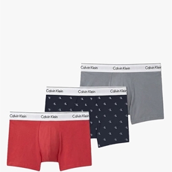 Pack 3 boxer Calvin Klein LV00NB4389 4UV misty grey/diamond shoreline/p - Imagen 1
