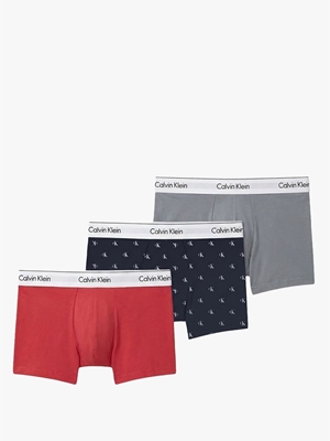 Pack 3 boxer Calvin Klein LV00NB4389 4UV misty grey/diamond shoreline/p - Imagen 1